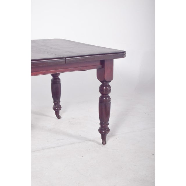 English Victorian Dining Table, 1890s For Sale - Image 4 of 11