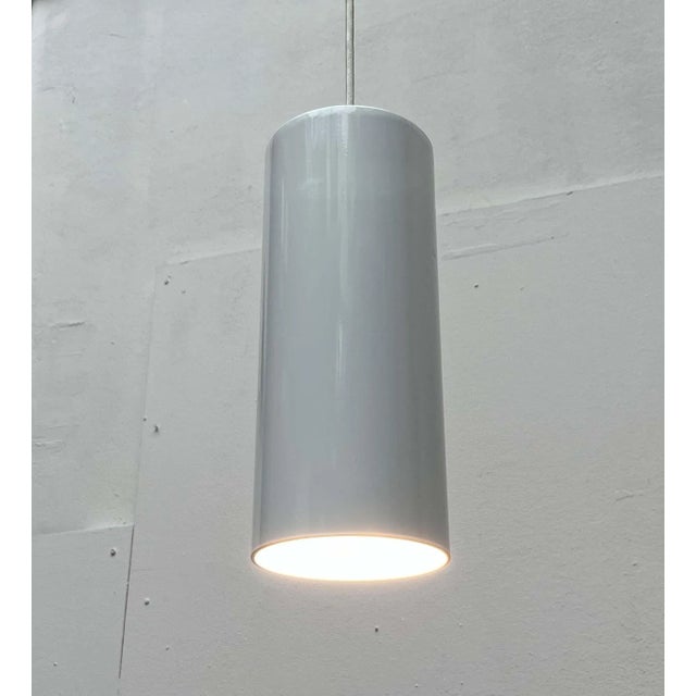 Vintage Danish Minimalist Model Pipeline Pendant Lamp by Ole Pless Jørgensen for Nordisk Solar, 1970s For Sale - Image 15 of 18