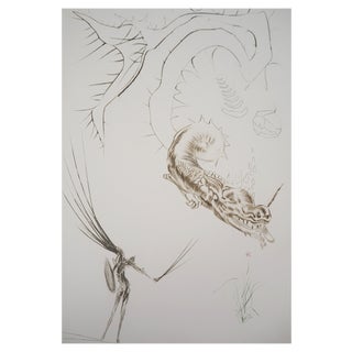Salvador Dali, Tristan and the Dragon, 1970, Original Etching For Sale