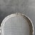 White Antique Louis XVI Style French Cane Back Chair in Oyster White Finish For Sale - Image 8 of 9
