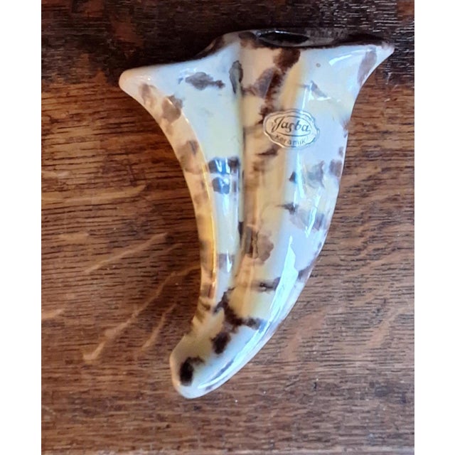 Mid-Century Modern Mid-Century Ceramic Wall Vase from Jasba, 1960s For Sale - Image 3 of 6