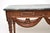 Brown Vintage Carved Walnut Console Table with Marble Top, 1930 For Sale - Image 8 of 12