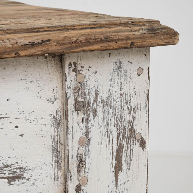 1900s French Wood Patinated Dining Table For Sale - Image 11 of 18
