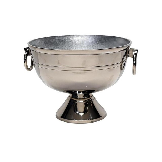 2000 - 2009 French Silver-Plated Champagne Cooler For Sale - Image 5 of 6