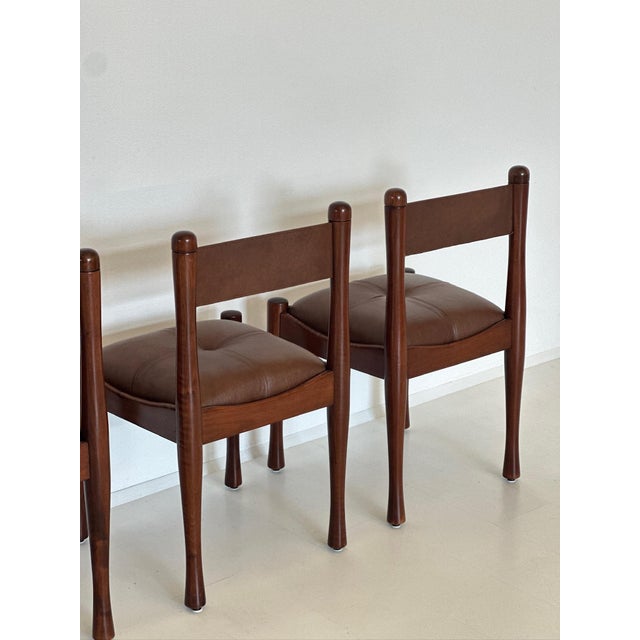 1970s Model 620 Chairs by Silvio Coppola for Bernini, 1960s, Set of 4 For Sale - Image 5 of 18
