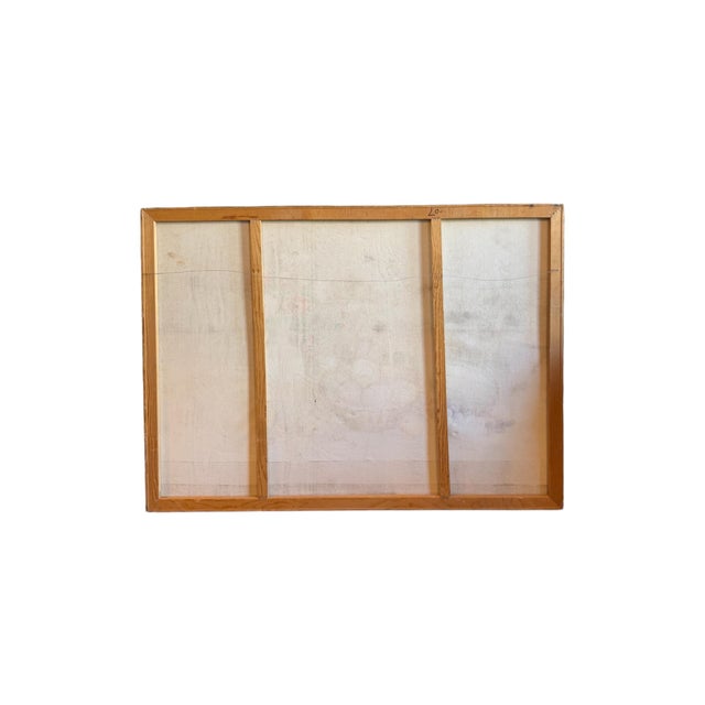 Paint Mid 20th Century Large Still Life Oil Painting of Vegetables For Sale - Image 7 of 7