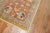 Mid 20th Century Turkish scatter size Rug with a large all-over design on a orange ground. 1 end has some yellow...
