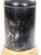 Pair of English Late 19th-Century Black Painted Tole Canister Table Lamps For Sale - Image 13 of 14