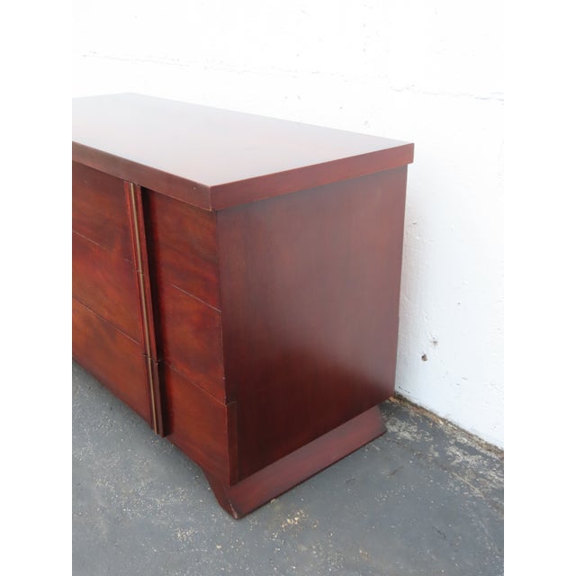 Mid Century Lane Cedar Chest Blanket Trunk Window Bench With a Drawer 6657 For Sale - Image 11 of 18