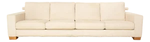 Status 4-Seater Sofa in Cream Fabric from Flexform