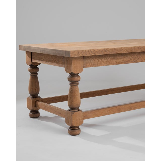 20th Century Belgium Wooden Dining Table For Sale - Image 16 of 18