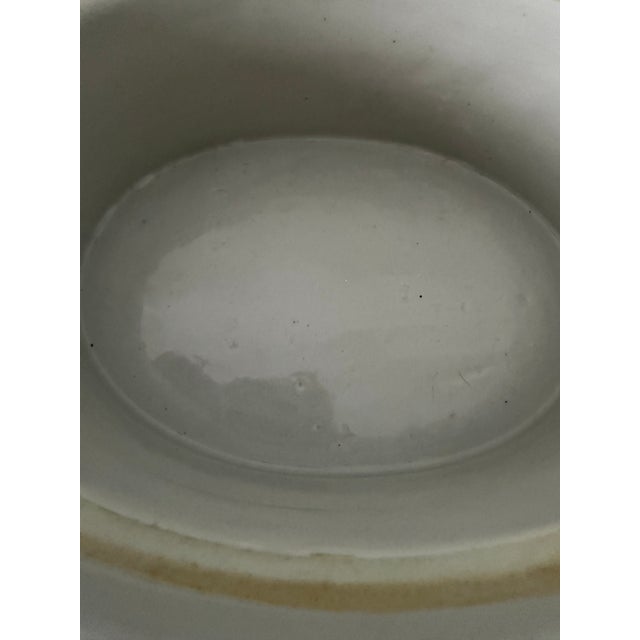1980s Blue & White Export Duck Tureen For Sale - Image 4 of 6