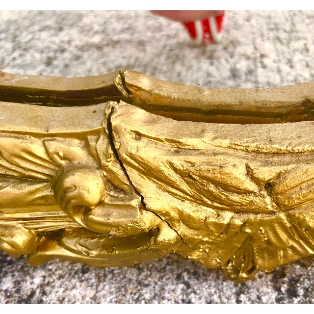 Large Early 20th Century Ornate Gold Rococo Mirror For Sale - Image 12 of 13