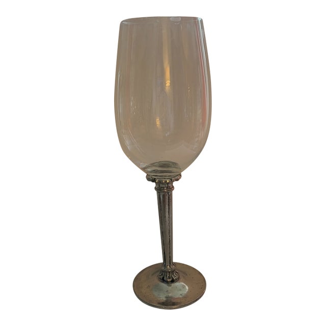 Williams Sonoma Italian Crystal Wine Glasses For Sale