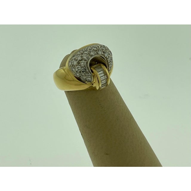 0.75 Carat Diamond Cocktail 18 Karat Yellow Gold Ring For Sale - Image 11 of 18