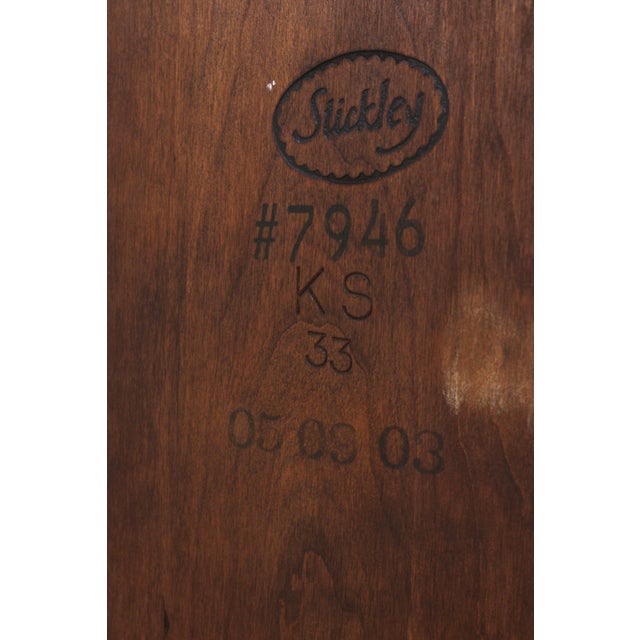 Stickley Cherry Regency Style Dining Table For Sale - Image 18 of 18