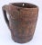 Hand Carved Tribal Wooden Nepalese Beaker Milk Pot With Handle For Sale - Image 12 of 13