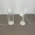 White Metal Table Lights by Rolf Krüger for Heinz Neuhaus Leuchten, 1970s, Set of 2 For Sale - Image 15 of 18