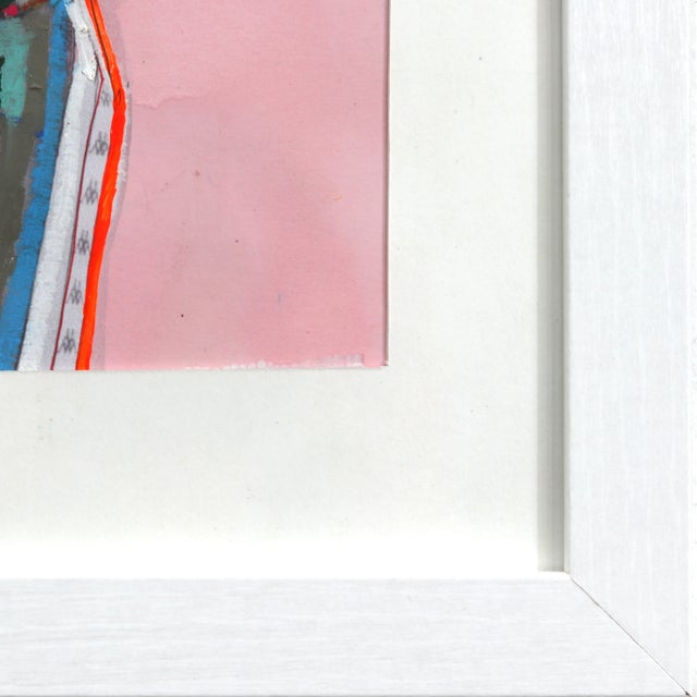 2020s Flo - Colorful Figurative Painting on Paper Original Artwork by Fabio Coruzzi For Sale - Image 5 of 9