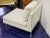 Animal Skin Ligne Roset White Suede Lounge Chair Chrome Modern Designer Accent Chair For Sale - Image 7 of 17