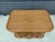 Brown Vintage Mid Century Modern Rattan 3 Tier Revolving Table / Tv Stand 3 Pencil Reed Rattan Shelves. For Sale - Image 8 of 10