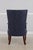 Textile Hickory Chair Federal Style High Back Lolling Chair For Sale - Image 7 of 18