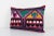 Mid-Century Modern Purple Ethnic Bedding Cushion Cover For Sale - Image 3 of 4