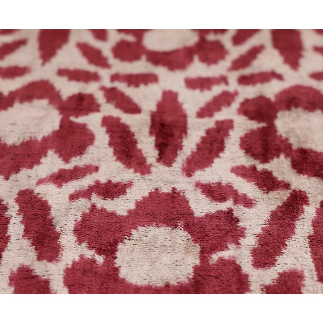 "Bold yet timeless, this handmade Ikat velvet lumbar pillow brings refined energy and heritage-inspired design into...