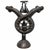 Emblem with Two-Headed Serpent, Spider and Double Gong from Royal Bamoun For Sale - Image 5 of 5