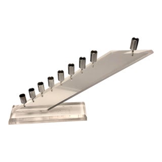 1970s Lucite Menorah For Sale