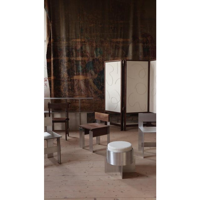 Soft Futurism Al Chair in Aluminum and Stainless Steel by Filippo Andrighetto For Sale - Image 10 of 13