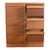 Danish Modern Tambour Locking File Cabinet in Teak | 1960s For Sale