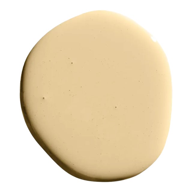 BACKDROP Adhesive Sample Swatch in Miami Parasol (Muted, Soft Yellow) For Sale