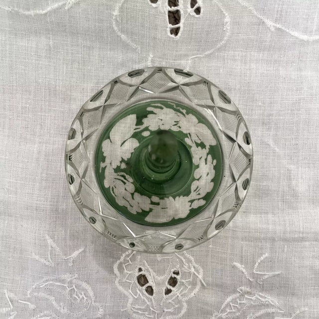 Antique Crystal Vanity Set - 8 Pieces For Sale - Image 11 of 12