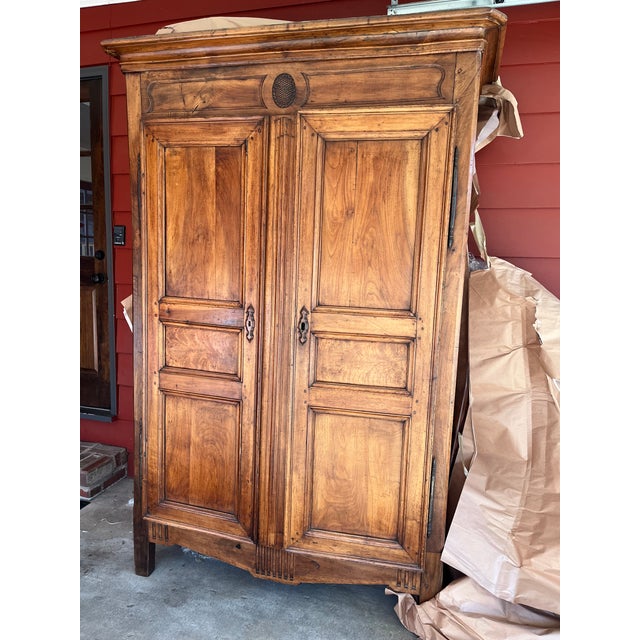 French Antique Armoire For Sale - Image 4 of 12