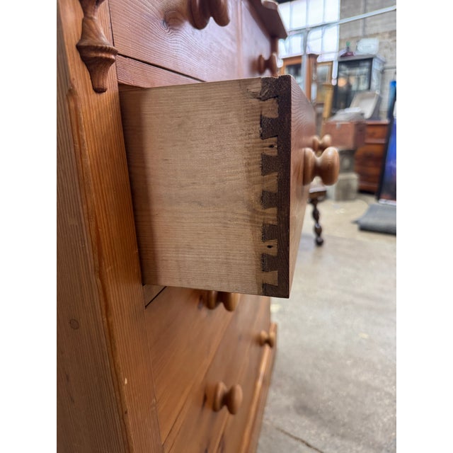 Vintage English Pine Dresser For Sale - Image 6 of 9