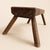 Wood Early 1900s Antique Primitive Plank Foot Stool With Carved Handhold For Sale - Image 7 of 8