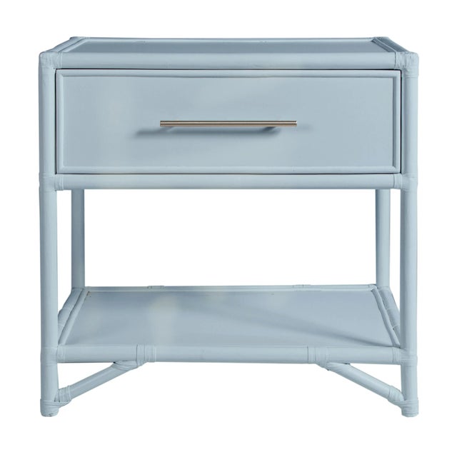 Not Yet Made - Made To Order Olympia One-Drawer Nightstand in Light Blue For Sale - Image 5 of 5