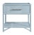 Not Yet Made - Made To Order Olympia One-Drawer Nightstand in Light Blue For Sale - Image 5 of 5