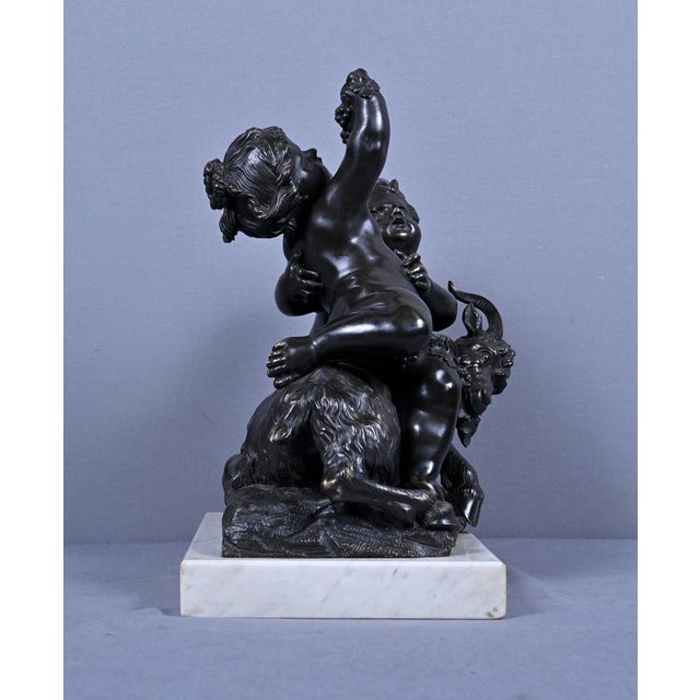 After Clodion, The Childhood of Bacchus, Late 19th Century, Bronze For Sale - Image 13 of 18