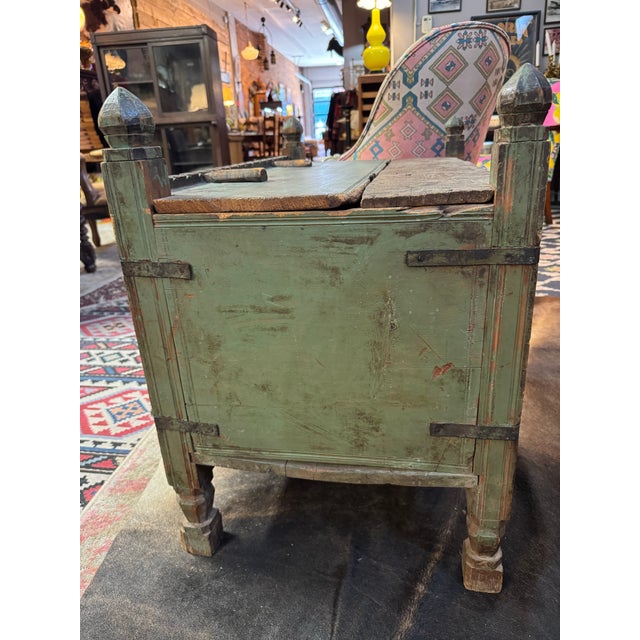 19th Century Nomadic Afghani Wedding Chest- Heavily Carved For Sale In Pittsburgh - Image 6 of 17