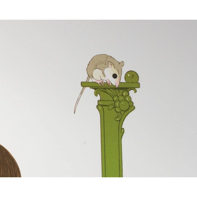 Art Deco 1969 “La Chouette” Limited Edition Lithograph by Philippe Noyer For Sale - Image 3 of 8