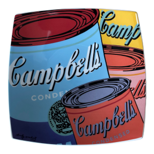 1990s Pop Art Rosenthal Studio Line Andy Warhol Campbell Soup Plate Limited Edition Germany