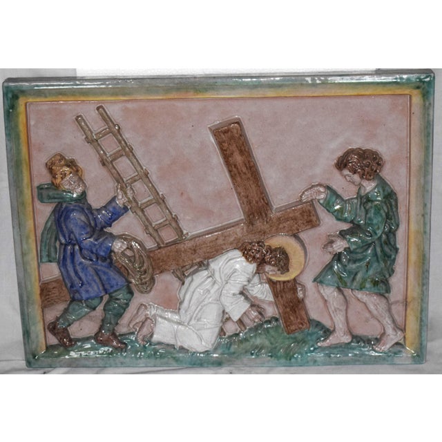 Ceramic Hugo F Kirsch, Monumental Cross-Wagon, 1952, Clay For Sale - Image 7 of 18