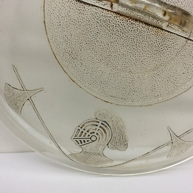Antique Glass Covered Frying Pan For Sale - Image 11 of 11