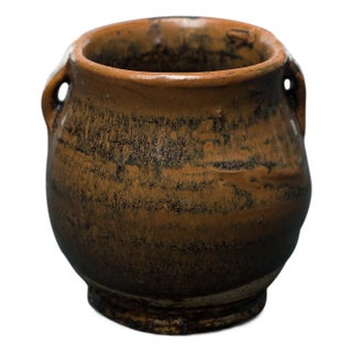 Chinese Petite Glazed Apothecary Jar, C. 1900 For Sale