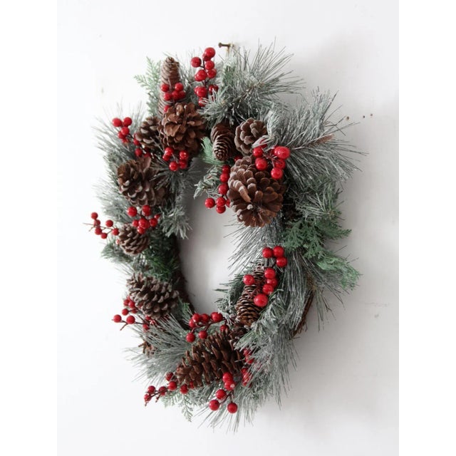 Vintage Christmas Wreath For Sale - Image 9 of 9