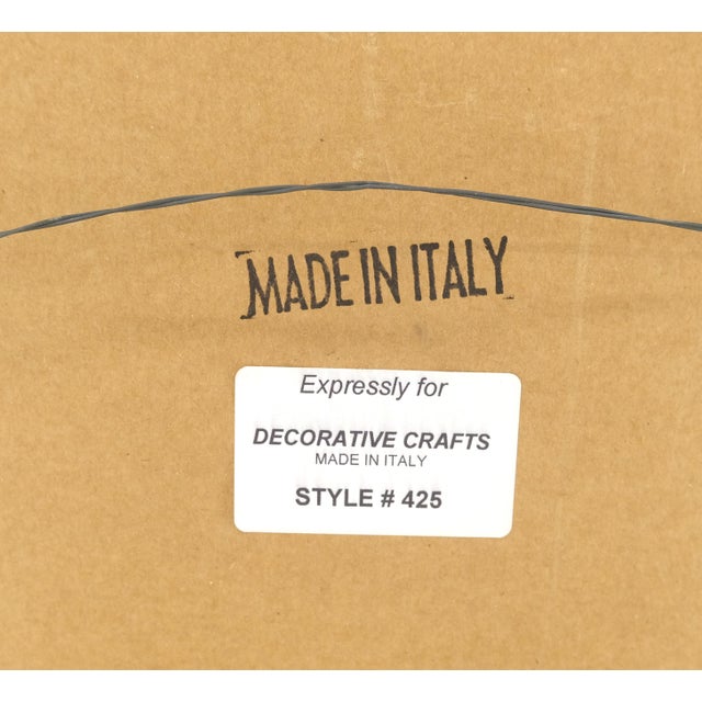 Paint Italian Gilt Gesso Fine Gold Wall Mirror 53x38 Rectangle MINT! For Sale - Image 7 of 15