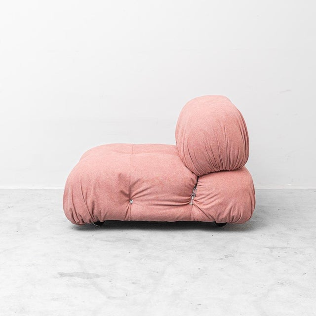 Camaleonda armchair by Mario Bellini for B&B Italia. Pink fabric upholstery. Excellent condition, see photos. 1970s...