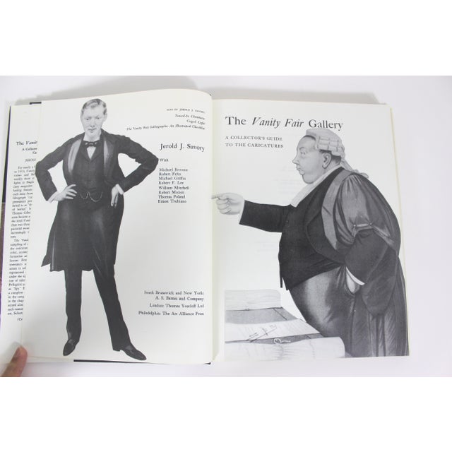 1979 the Vanity Fair Gallery: A Collector's Guide to the Caricatures Hard Cover Coffee Table Book by Jerold J. Savory For Sale - Image 9 of 13